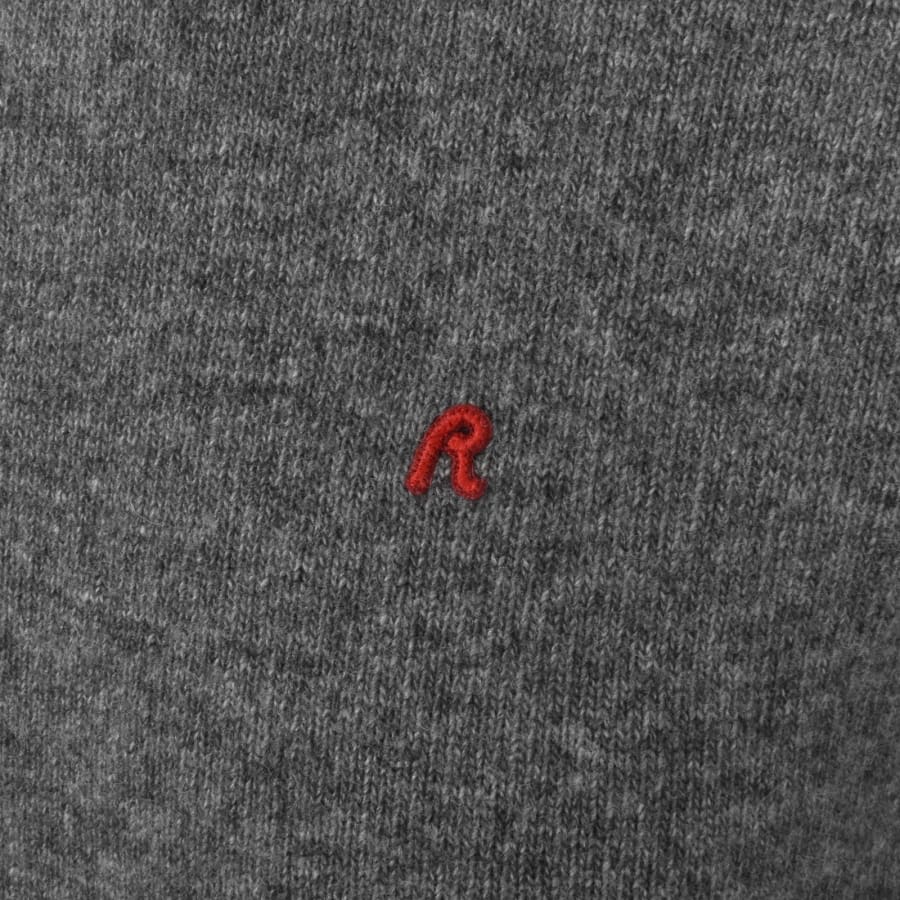 Replay Crew Neck Knit Jumper Grey